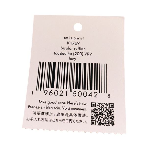 Kate Spade Lucy Bicolor Small L Zip Wristlet - Picture 8 of 8